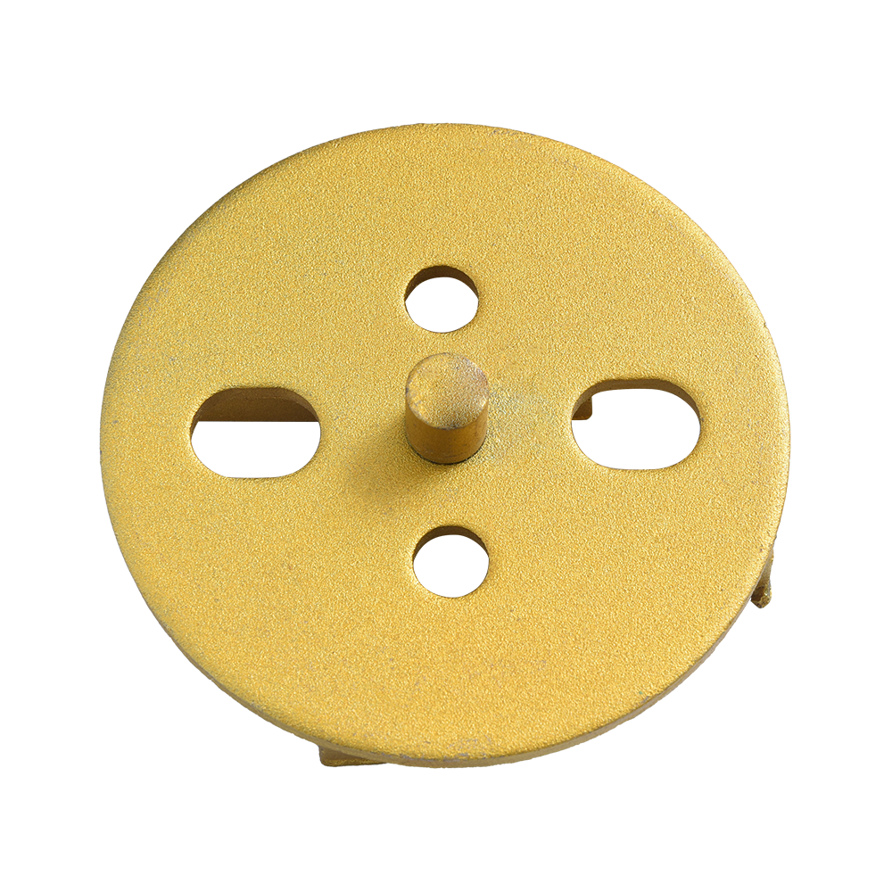 #120 من الثقوب الخمسة العادية وأربعة أسنان (مع عمود) رأس قاطع الماس الأرض